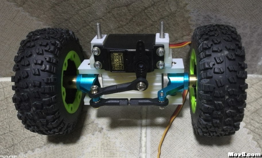 改制惯性玩具自卸车为遥控车 电池,舵机,电机,图纸,接收机 作者:xuebj 8092 