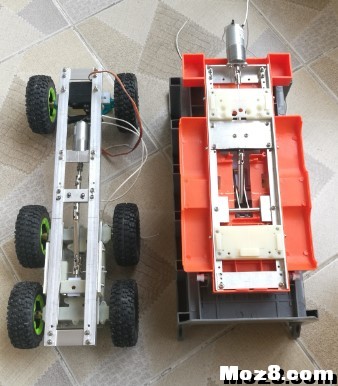 改制惯性玩具自卸车为遥控车 电池,舵机,电机,图纸,接收机 作者:xuebj 5046 