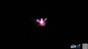 今晚9奌25分前在成都简阳市拍得UFO