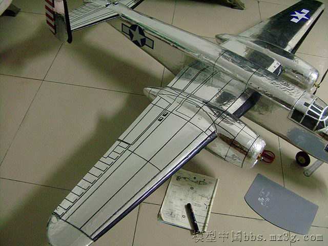 【转马头】大飞机 我的梦－－两米翼展B-25轰炸机模型的廉... 电池,舵机,电调,电机,图纸 作者:twototoo 4830 