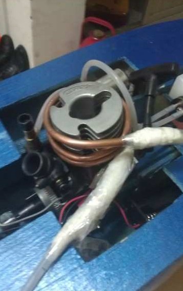 自制甲醇木O试航 船模,油动 作者:舒克贝塔 9706 