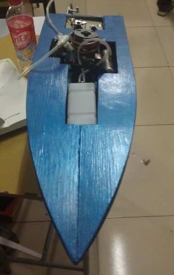 自制甲醇木O试航 船模,油动 作者:舒克贝塔 1815 