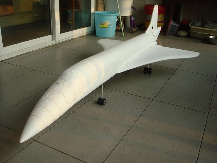 2013年末收官之作“协和空客”原创首发 模型,电池,舵机,电调,图纸 作者:翼虎5856 2649 