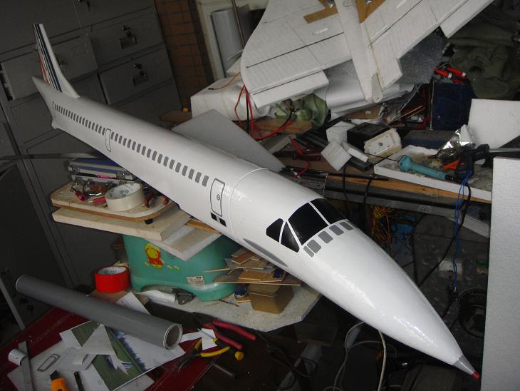 2013年末收官之作“协和空客”原创首发 模型,电池,舵机,电调,图纸 作者:翼虎5856 2058 