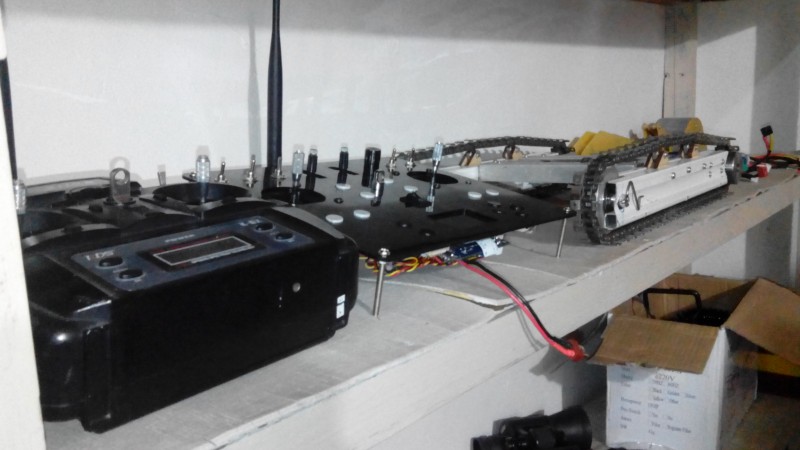 福安航模-全手工丝杆动力挖掘机（更新最新挖土测试） 舵机 作者:xiaoyer 5026 