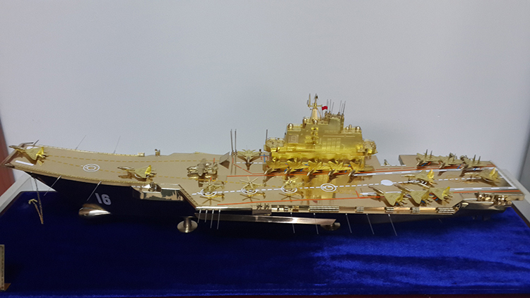 中国海军【辽宁号】航母模型鉴赏 模型 作者:shmoshen 5838 
