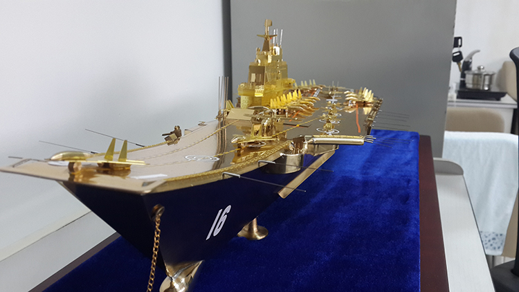 中国海军【辽宁号】航母模型鉴赏 模型 作者:shmoshen 565 