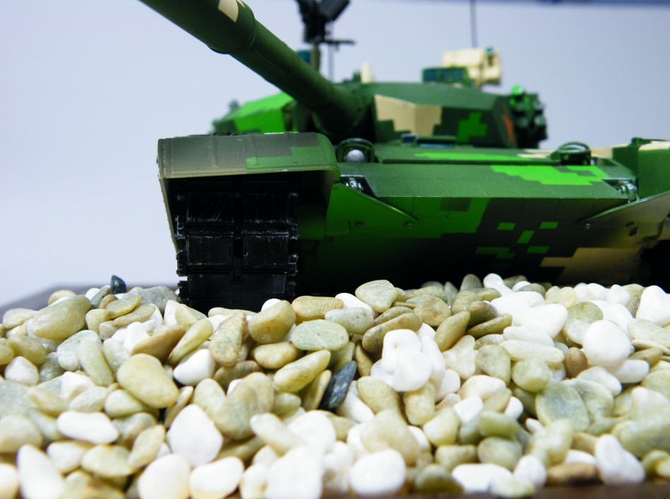 静态模型之1:35中国陆军99B主战坦克 模型,99g能硬刚m1a2吗 作者:xiaoyer 8420 