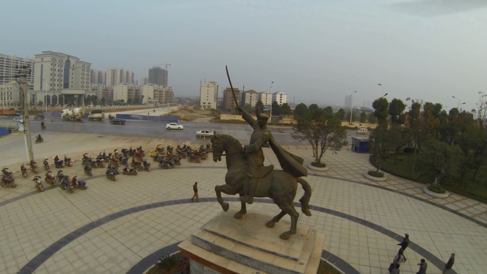 航拍邵阳《蔡锷公园》中驰第一城 航拍 作者:熊二 8191 