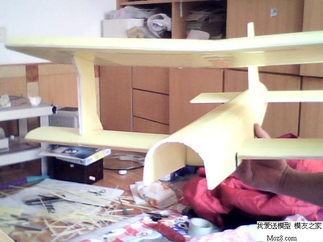 几年前DIY双翼机 DIY,现代双翼机,虎蛾双翼机,慢飞双翼机,经典双翼机 作者:无机翼的飞机8 1491 