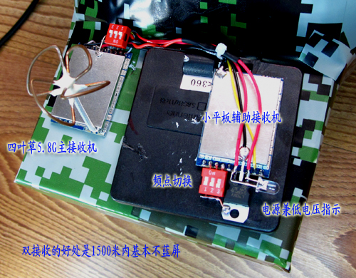 FPV利器“头盔眼镜”屌丝级的装备，高富帅的享受～～～... 天线,FPV 作者:谢刚 4616 