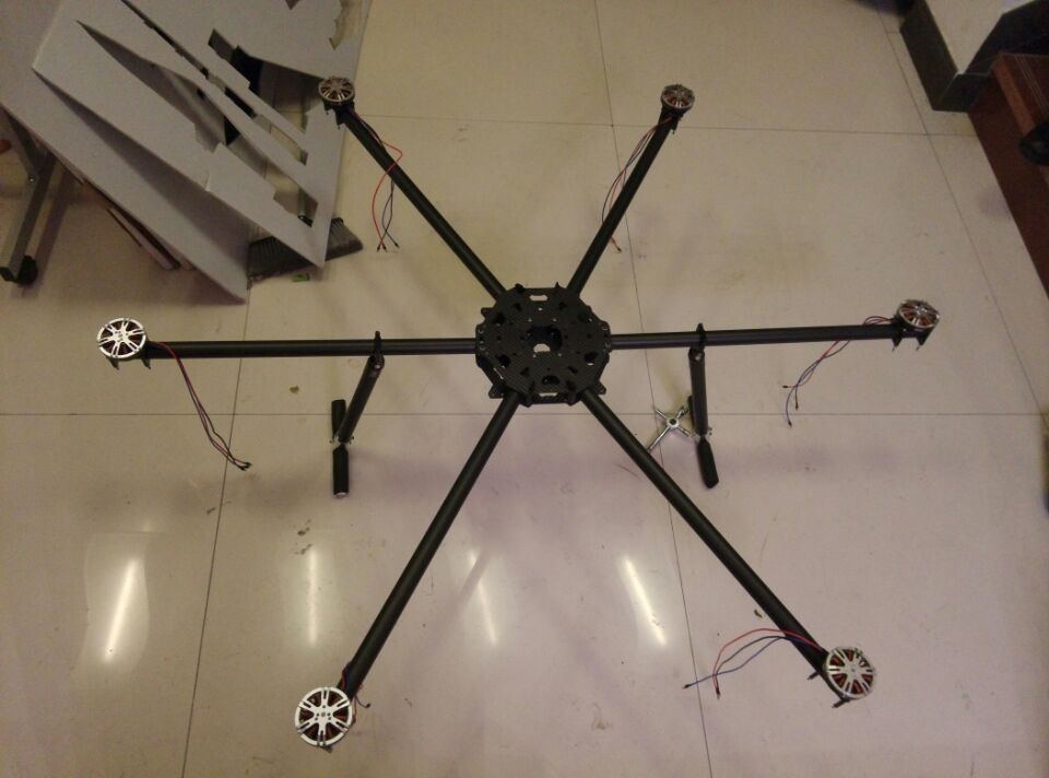 1400mm轴距六轴飞行器安装 飞控,电调,电机,六轴,OSD 作者:俞辰 6974 