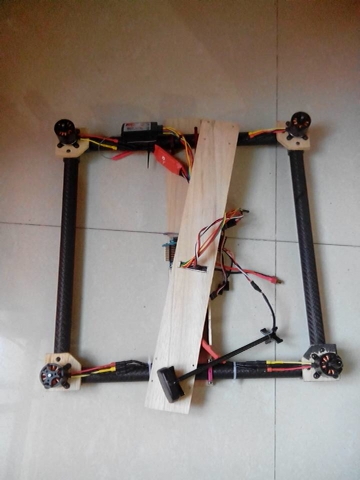 山寨 日型 机架 制作 记录帖-机架安装完成  作者:GE-FPV 1965 