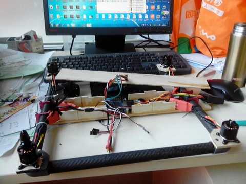 山寨 日型 机架 制作 记录帖-机架安装完成  作者:GE-FPV 3250 