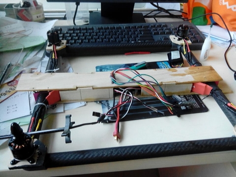 山寨 日型 机架 制作 记录帖-机架安装完成  作者:GE-FPV 8999 