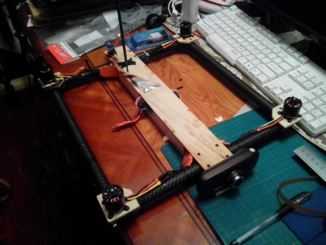 山寨 日型 机架 制作 记录帖-机架安装完成  作者:GE-FPV 1501 