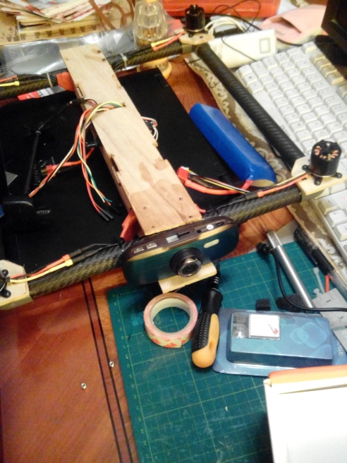 山寨 日型 机架 制作 记录帖-机架安装完成  作者:GE-FPV 2815 