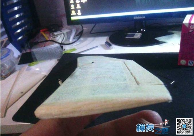 【孤雁航模】（转）无动力小鸟机完工---耗时两天。全重23g 电池,舵机 作者:北方的狼 8558 