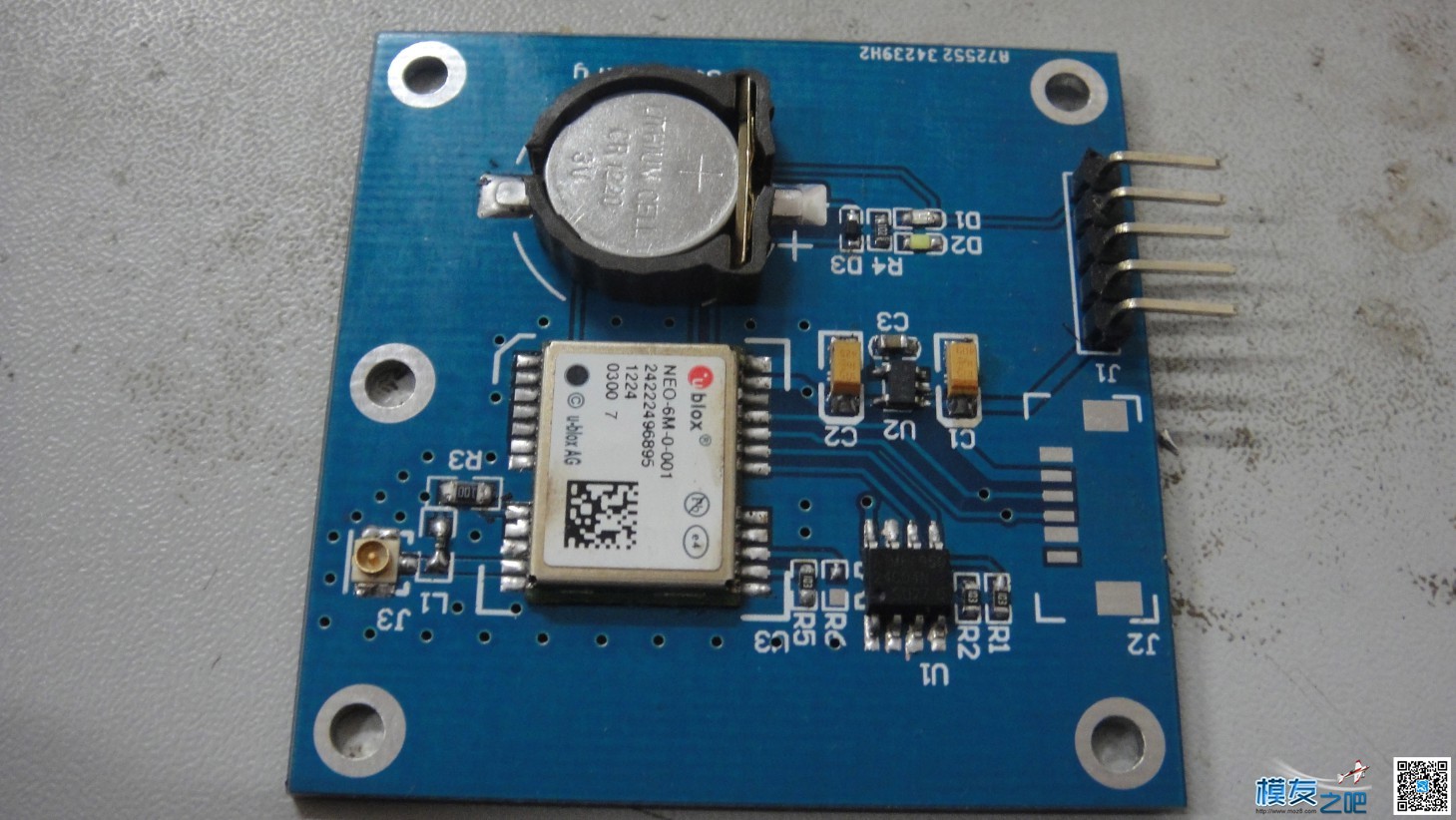 GPS 模块太贵，自己DIY一个可好？成本约50元【定位成功】 电池,天线,云台,飞控,DIY 作者:小七 6900 