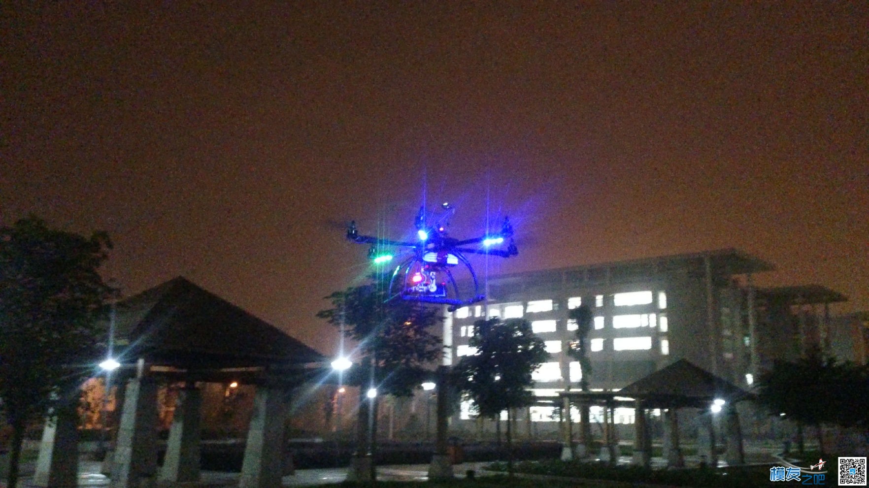 【模友之吧版】自制APM GPS模块飞行实测，效果良好！ 电池,天线,云台,飞控,电调 作者:小七 1752 