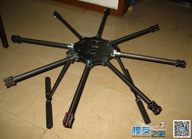 【原创】飞机大炮八轴折叠机架改装，（第一季） GPS,机架,180度,飞机大炮,使用工具 作者:浪漫依然 5426 