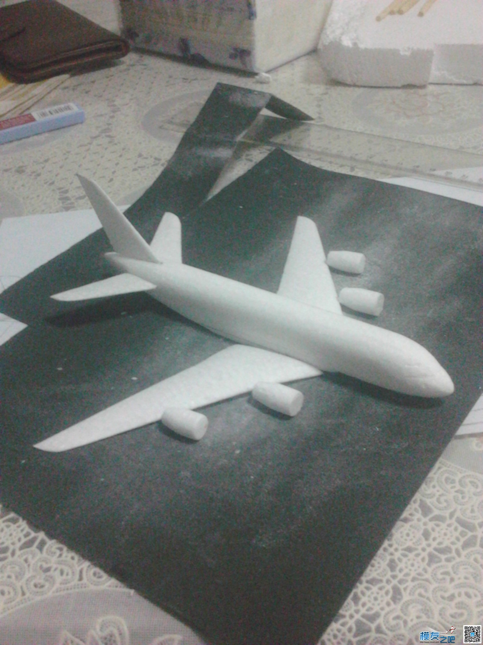 史无前例，自己打造的空客A380！！ 图纸,空客A330-300,空客A380图片,空客A320 作者:♂、戀沵~↘ 2073 