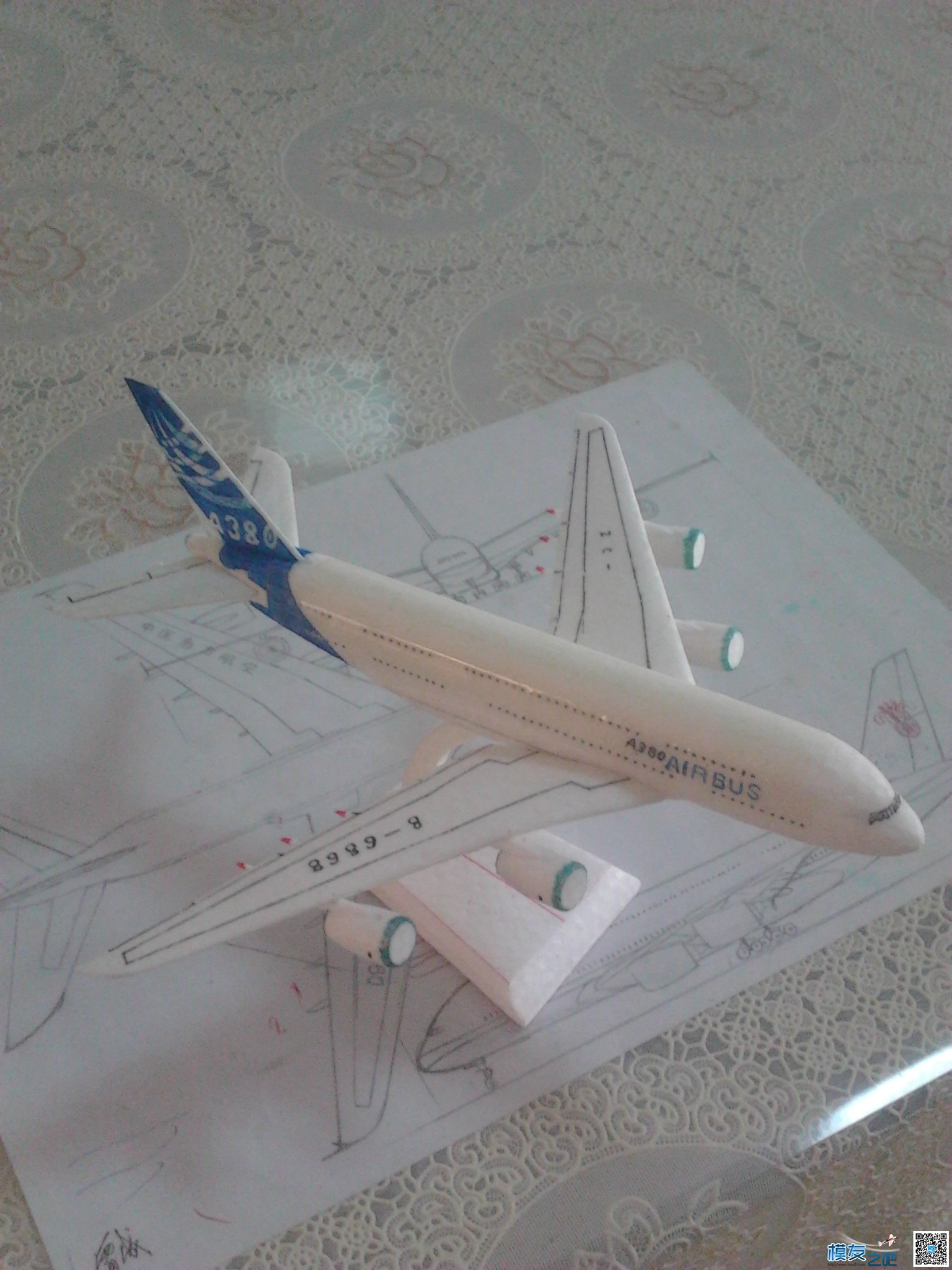 史无前例，自己打造的空客A380！！ 图纸,空客A330-300,空客A380图片,空客A320 作者:♂、戀沵~↘ 5943 