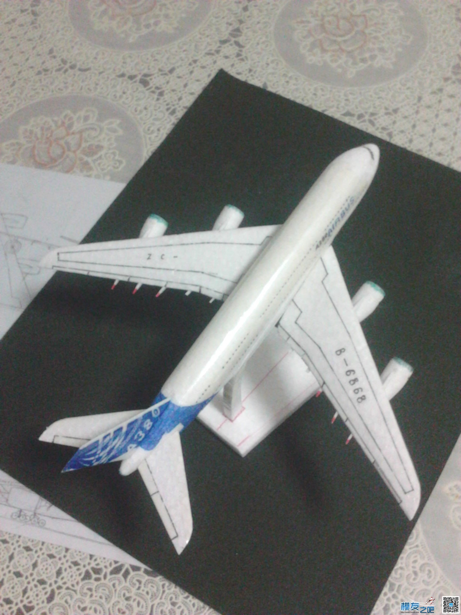 史无前例，自己打造的空客A380！！ 图纸,空客A330-300,空客A380图片,空客A320 作者:♂、戀沵~↘ 1489 