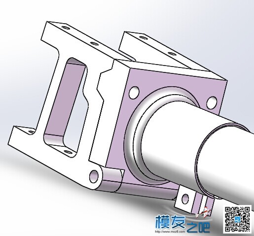 没事画的一个多轴折叠加电机座 电机,多轴 作者:cmhoo 3048 