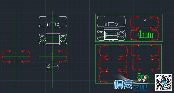 100元制作属于自己的一体控 天线,图传,遥控器,图纸,d10改装一体控 作者:东鸡鸡 9896 