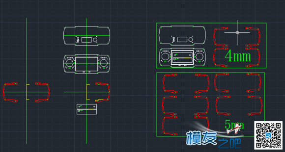 100元制作属于自己的一体控 天线,图传,遥控器,图纸,d10改装一体控 作者:东鸡鸡 2191 