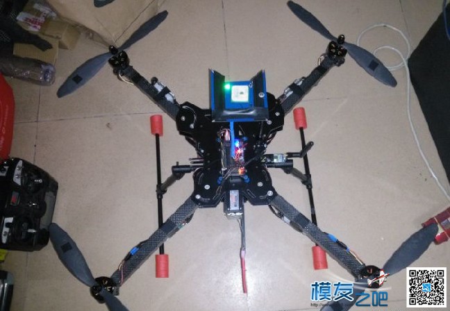 四轴失去一个动力不翻的炸鸡视频 电池,飞控,电调,四轴,APM 作者:永不炸机 2985 