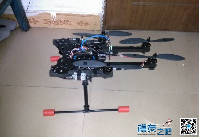 四轴失去一个动力不翻的炸鸡视频 电池,飞控,电调,四轴,APM 作者:永不炸机 3188 