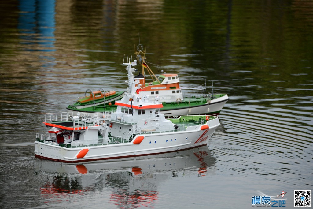 德国海上搜救系列子母船船会海量图片！ 船模,德国船公司,德国造船业 作者:海峰模型 9684 