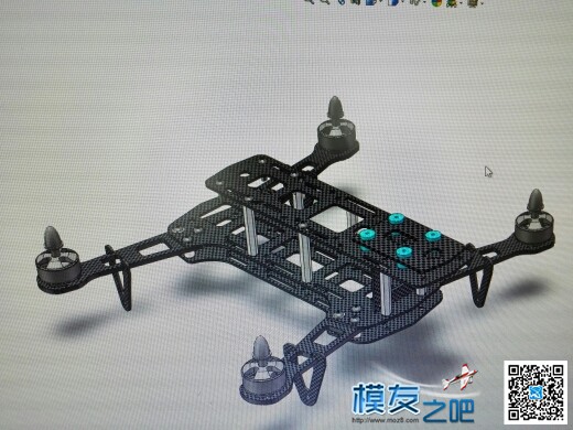 发个3d 设计图 ge260 fpv小四轴 云台,电机,四轴,奔驰e260couple 作者:GE-FPV 1654 