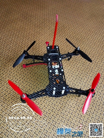 GE260 小四轴 总算装好了 四轴,机架 作者:GE-FPV 4758 