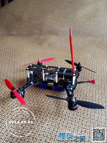GE260 小四轴 总算装好了 四轴,机架 作者:GE-FPV 1018 