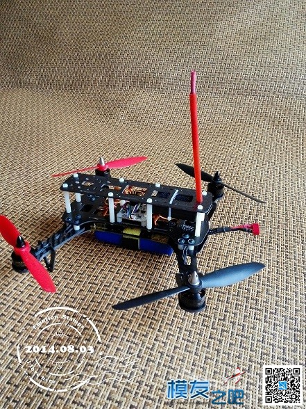 GE260 小四轴 总算装好了 四轴,机架 作者:GE-FPV 2605 