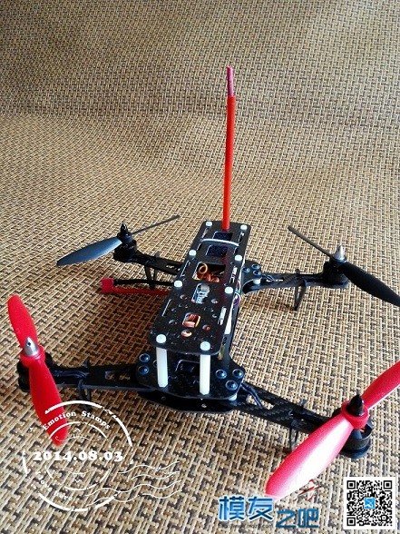 GE260 小四轴 总算装好了 四轴,机架 作者:GE-FPV 5957 