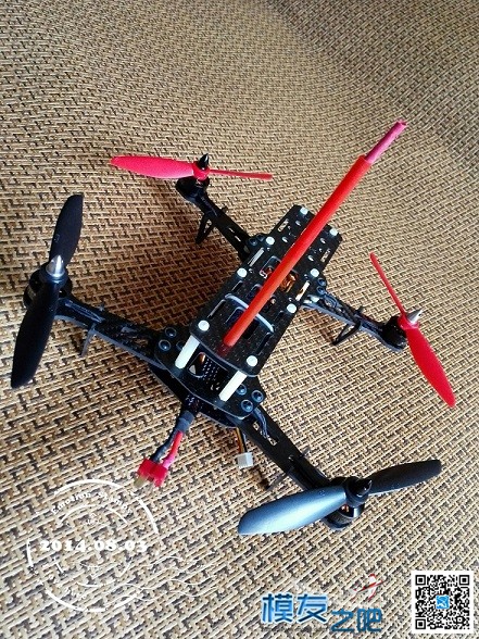 GE260 小四轴 总算装好了 四轴,机架 作者:GE-FPV 7292 