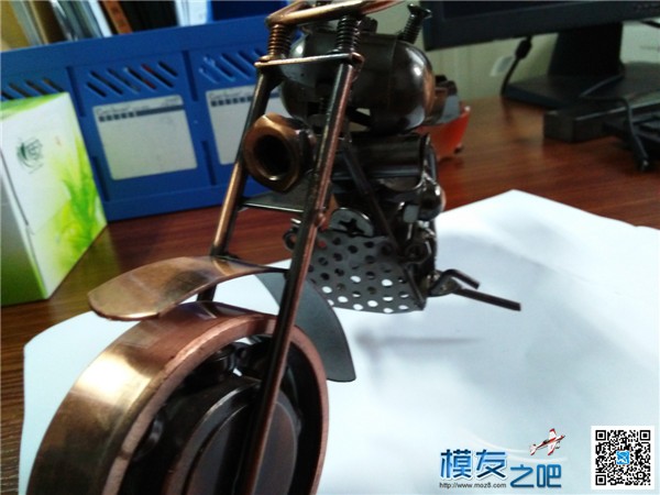 废旧轴承和螺丝拼装的摩托车赏析！ 摩托车 作者:飞天狼 1395 