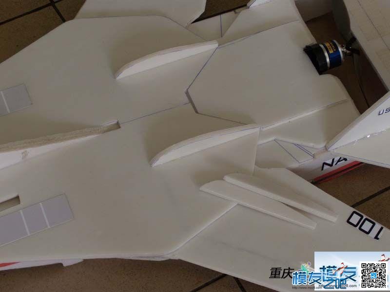 KT板神机】可变翼F-14 两套制作教程 高清图片 续集3 教程 舵机,电机,遥控器,图纸,翼F哪里的车 作者:凯莱 6025 