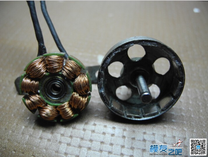 偶也改个1.58元小无刷电机玩儿玩儿。。 电机,无刷电机,龙飞凤,小无,玩儿 作者:龙飞凤 3045 