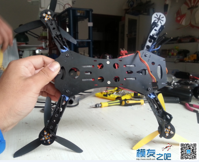前几天装了一个小四轴 飞控,电机,大疆,四轴 作者:陕西梦想 2067 