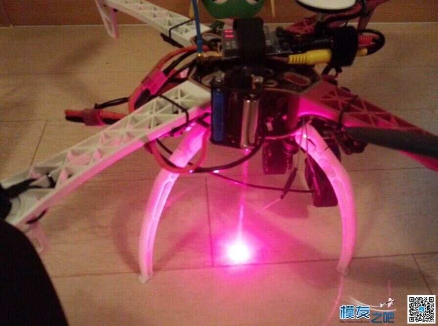 申精 4轴飞行器装激光武器 上 云台,四轴 作者:夏夏小柳 2308 