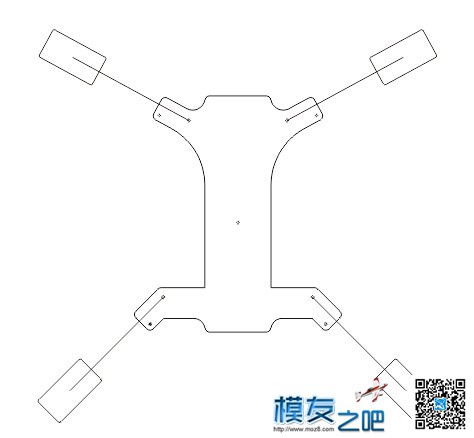 新画的准异型500mm轴距四轴 电机,四轴 作者:cmhoo 8590 