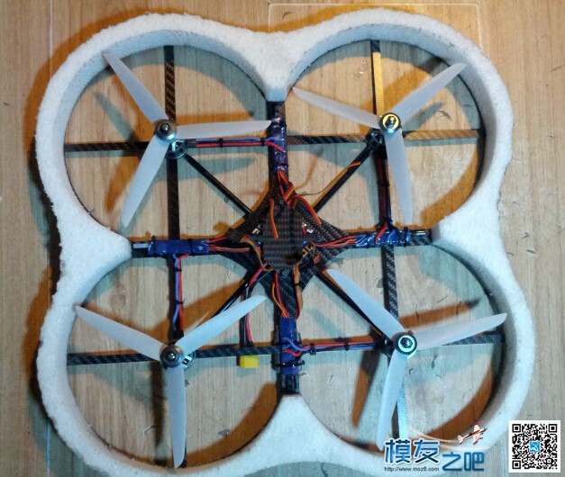 学习5i网魔友自制泡沫机架，可惜飞控却不通电 飞控,图纸,FUTABA,机架,sketchup 作者:n3wjsi84 1209 