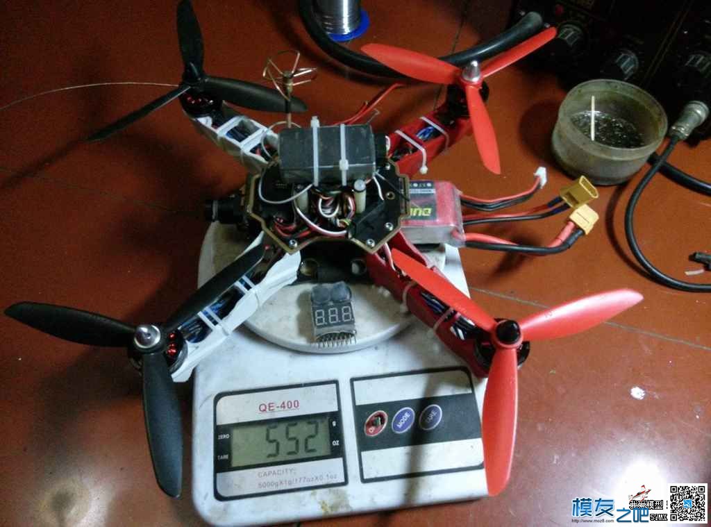 秀秀我的250穿越机 起飞重量552克 穿越机 作者:泡泡 456 