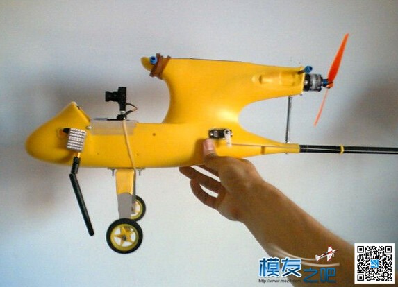 【moz8-2014】教程－将普通翼龙改造成FPV 翼龙 模型,天线,舵机,电调,FPV 作者:精灵 464 