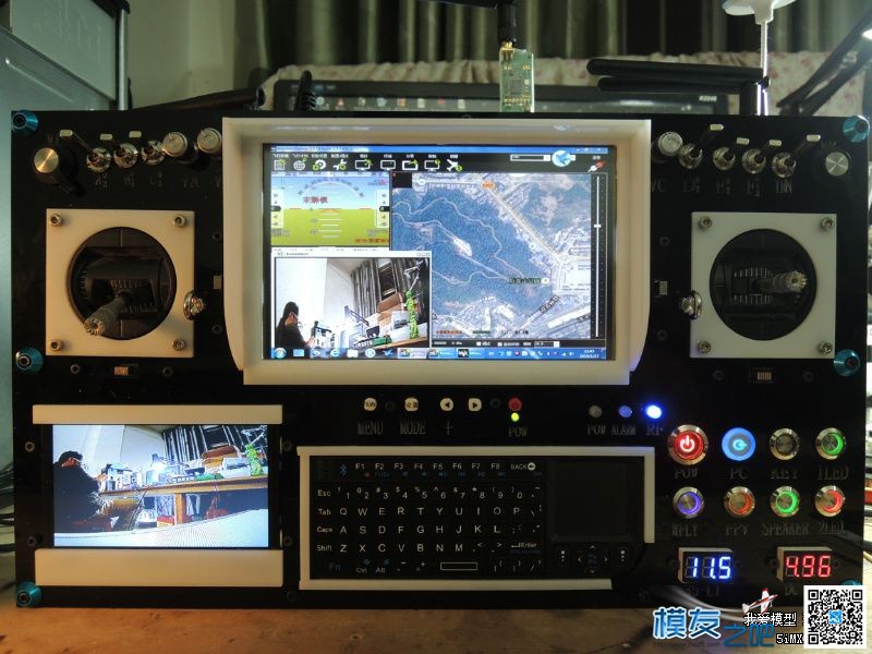 天九一体控(内置pc）！！！ 电池,图传,pc一体防水板,松达pc一体秤 作者:yellver 4419 